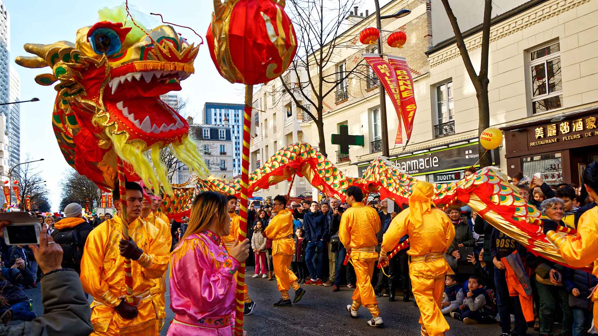 Février 2019 : Défilé marquant le début du nouvel an chinois 2019